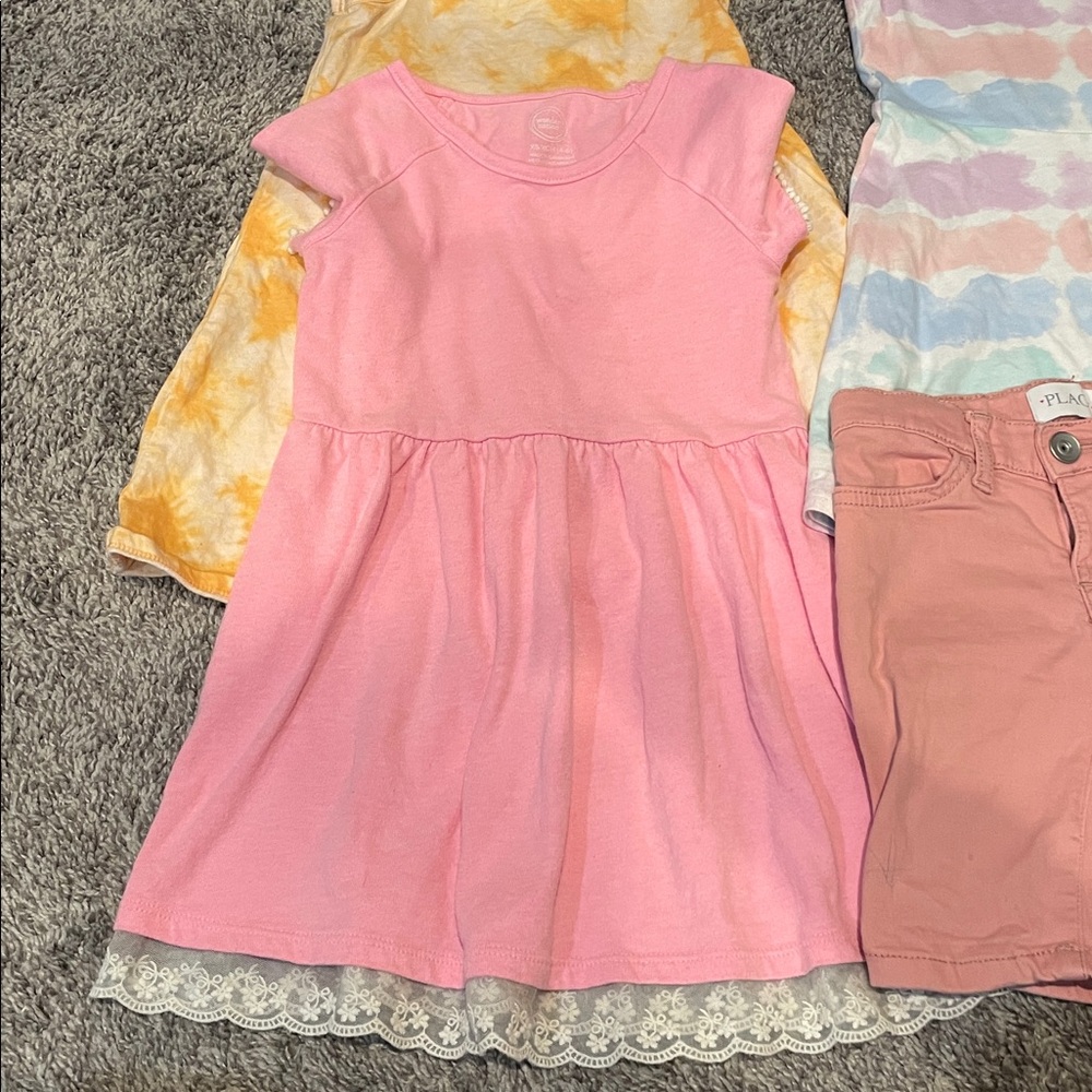 Girls 4T summer bundle dresses and shorts - Picture 4 of 6